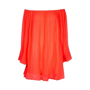 Neon orange boho style dress Poppy by Swing