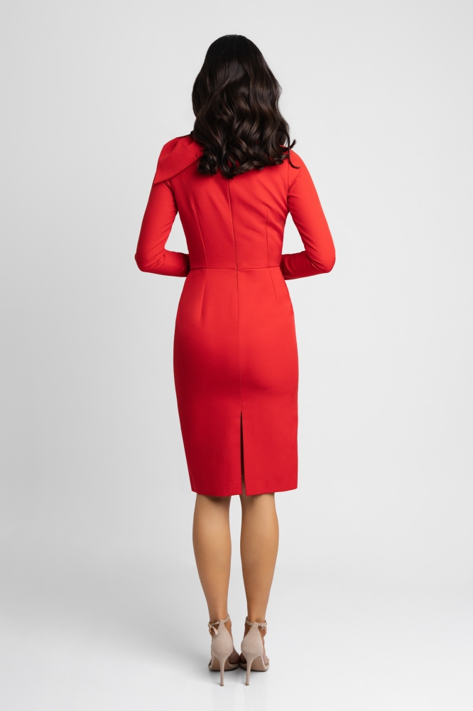 Czerwona ołówkowa sukienka Bridget by Swing