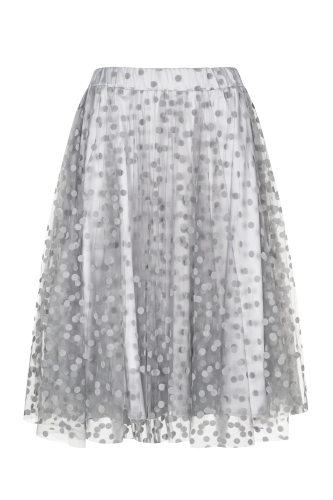 Grey spotted tulle skirt Nancy by Swing