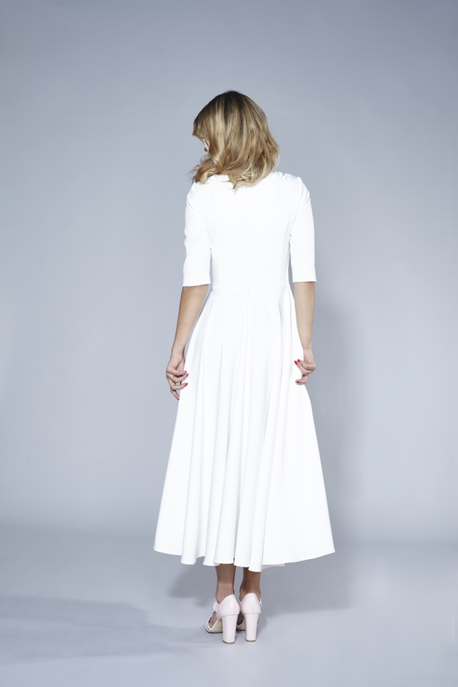 Biała sukienka Marilyn by Swing