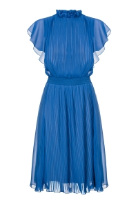 Blue pleated dress Harmony by Swing