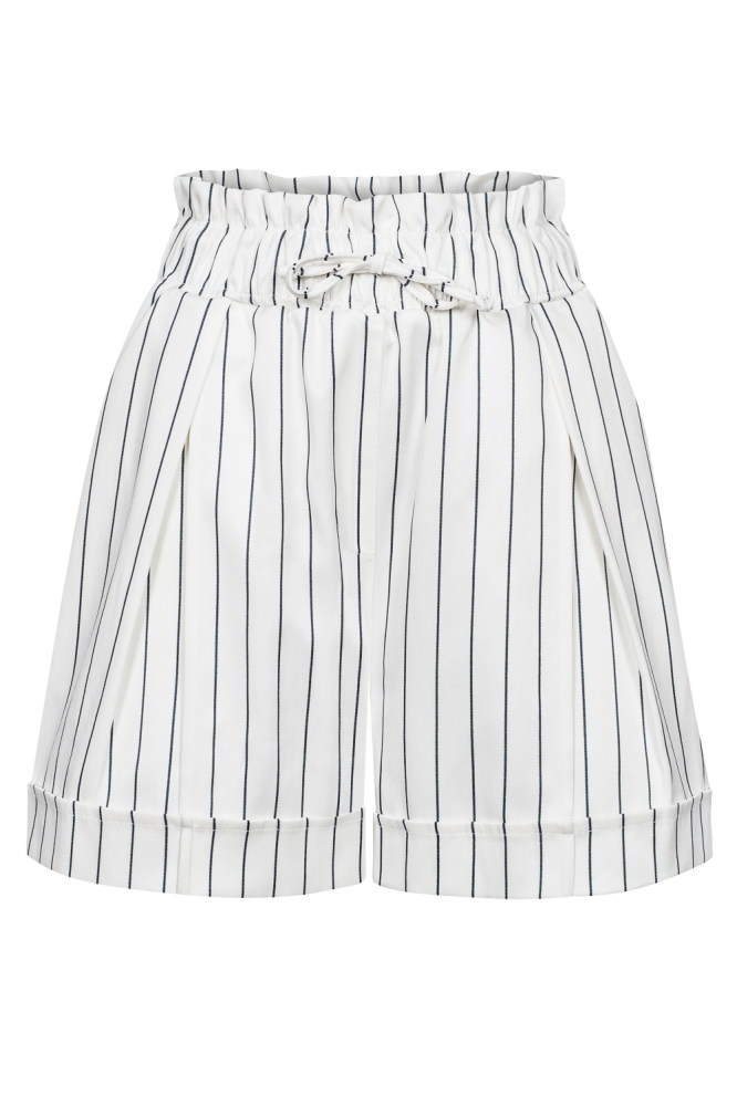 Spodenki w paski z wysokim stanem SAILOR Swing