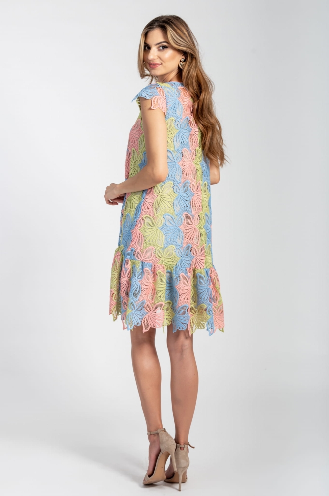 Koronkowa sukienka o luźnym kroju Pucci by Swing