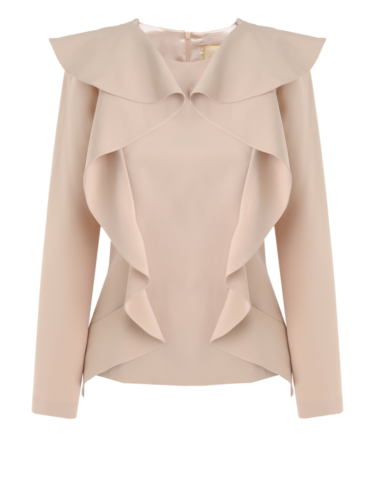 BEŻOWA BLUZKA ROSALIA BY SWING