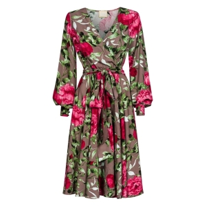 Floral flared midi dress Allison by Swing