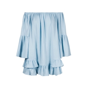 Blue muslin Spanish dress Athen by Swing