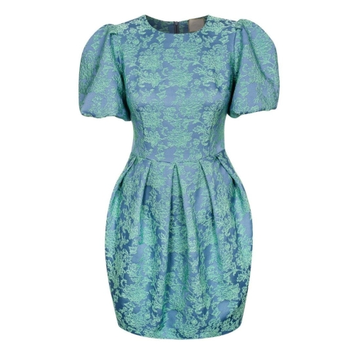 Jacquard mini dress in Izabella II by Swing SS21