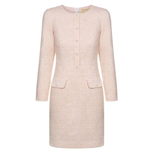 Tweed dress in powder pink Ella by Swing