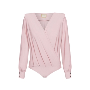 Powder-pink body with envelope neckline Moonlight by Swing