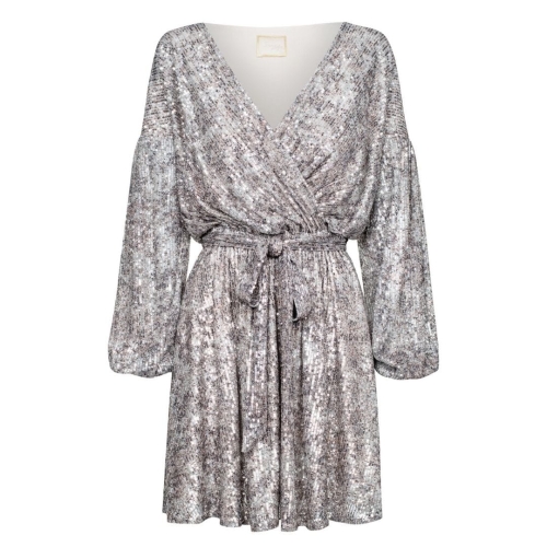 Sequin dress with deep kimono neckline Vivienne by Swing
