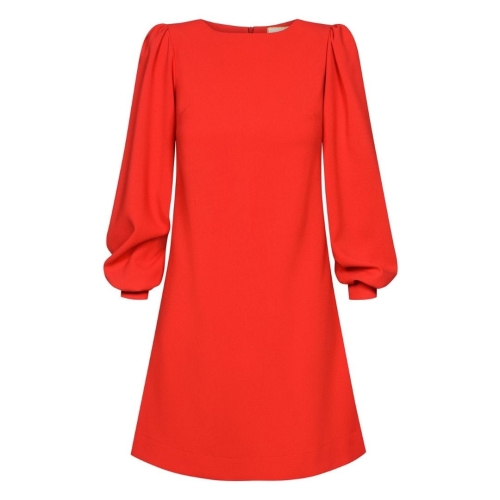 Red dress with bouffant sleeves Puffy by Swing