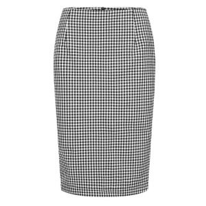 graphite fit high-waisted skirt with peplum pattern Office by Swing