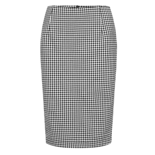 graphite fit high-waisted skirt with peplum pattern Office by Swing