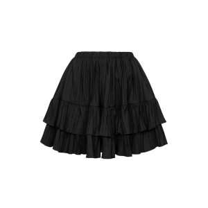 Black mini skirt with ruffles Mikki