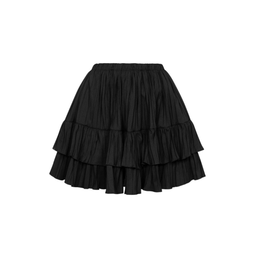 Black mini skirt with ruffles Mikki
