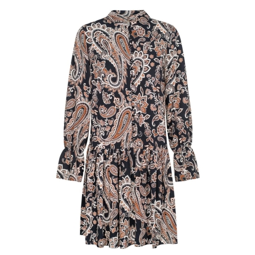 Patterned unzipped loose-fit dress Mirrage by Swing