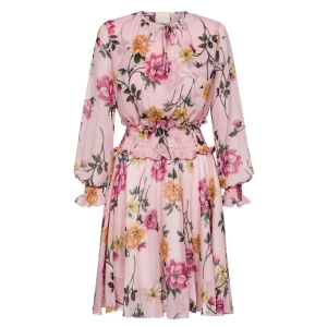 Slightly flared floral patterned dress Seniorita by Swing