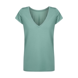 Green olive double-sided T-shirt by Swing