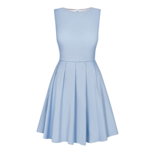 Blue flared dress Lucina by Swing