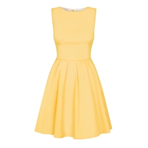 Yellow flared dress Lucina by Swing