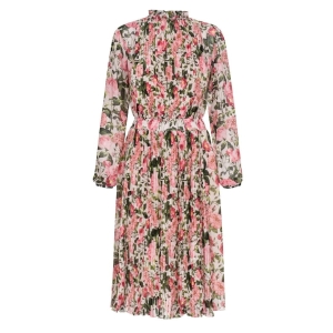Pleated floral dress Harmony by Swing