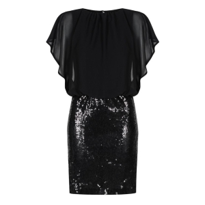 Black sequin dress with sparkle bottom Suzy by SWING