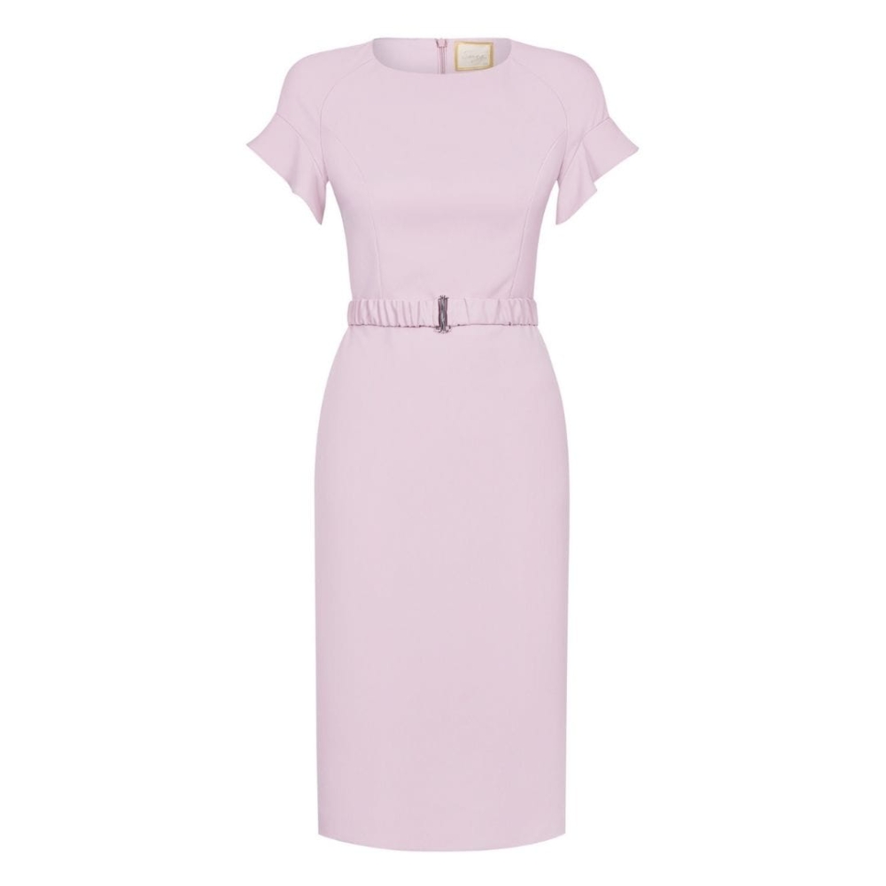 Pudrowo różowa sukienka Valentina by Swing