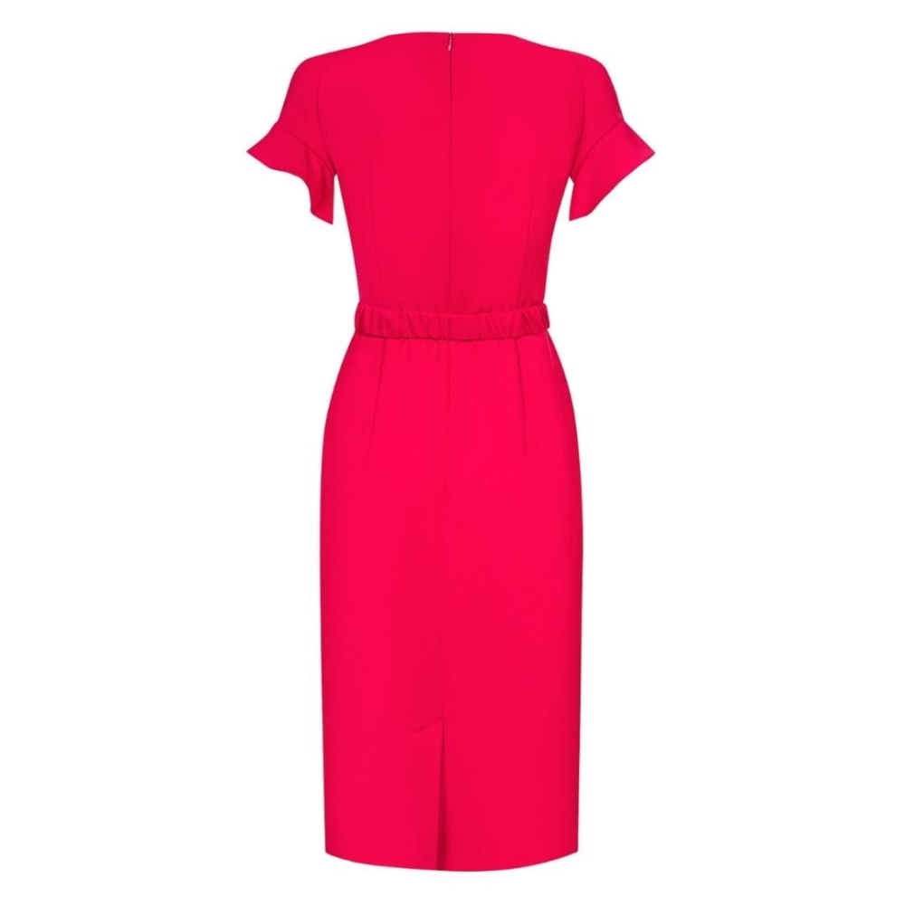 Czerwona ołówkowa sukienka Valentina by Swing