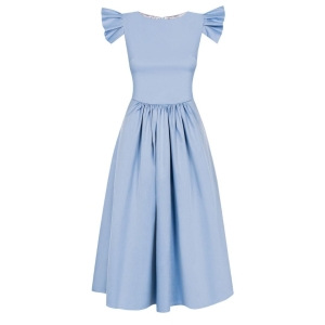 Blue midi dress Butterfly by Swing