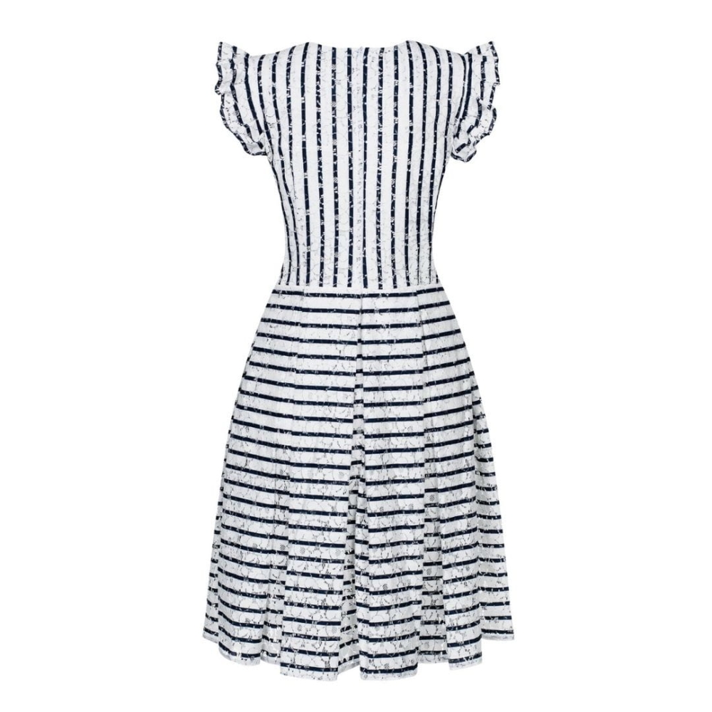 Koronkowa sukienka w paski Fifi by Swing