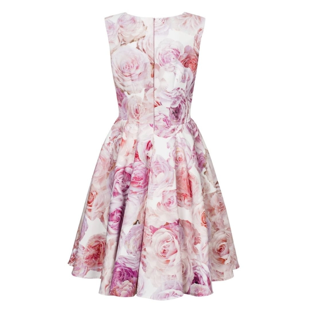 Rozkloszowana sukienka w kwiaty ROSY by Swing