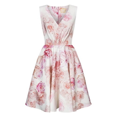 ROSY by Swing blush floral dress