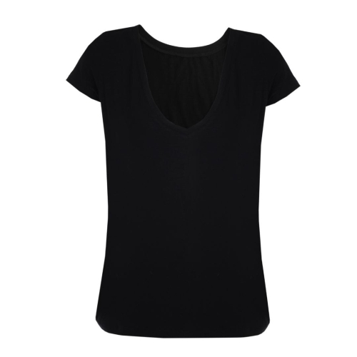 Black reversible T-shirt by Swing