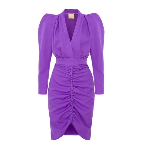 laura purple dress Laura Dress ( Lilac ) Voguish Collection by Simran