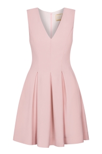 Powder pink skater mini dress Karina by Swing