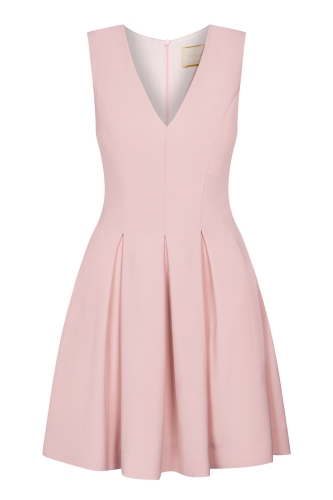 Powder pink skater mini dress Karina by Swing