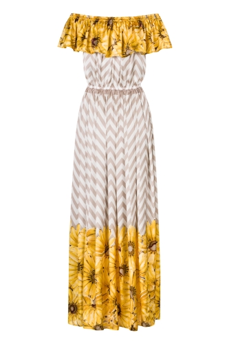 Off-the-shoulder maxi dress Sunflower II by Swing