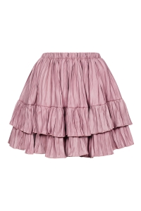 Mini skirt with frills dirty pink Mikki