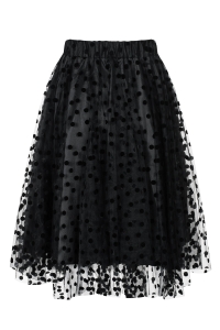 Black spotted tulle skirt Nancy by Swing
