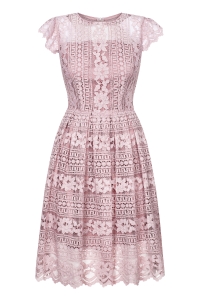 Black lace midi dress Sofia by Swing (1)