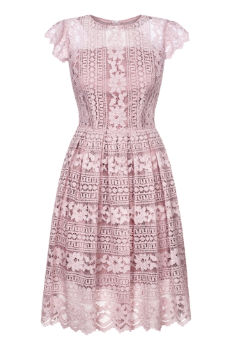 Black lace midi dress Sofia by Swing (1)