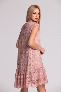 Lace loose fit dress dirty pink Pucci by Swing
