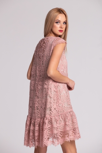 Lace loose fit dress dirty pink Pucci by Swing
