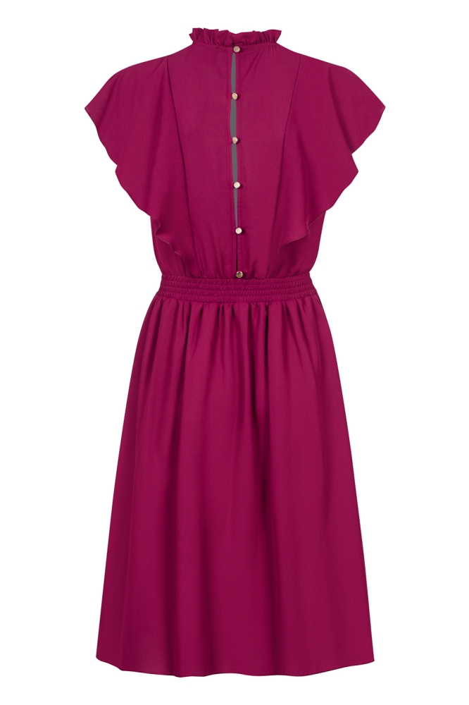 Bordowa plisowana Harmony by Swing