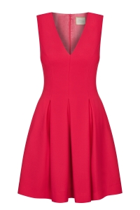 Red skater mini dress Karina by Swing