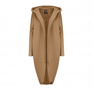 Long sweatshirt coat caramel by MKTP
