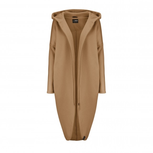 Long sweatshirt coat caramel by MKTP