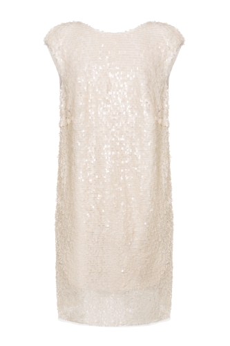 Sequin shiny dress CHAMPAIGNE Swing