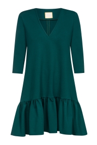Emerald green A-line dress Lili by Swing