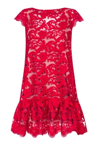 Red lace dress Pucci by Swing